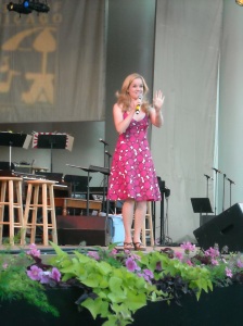 Becky Gulsvig (Legally Blonde) at the Taste of Chicago Concert 2008